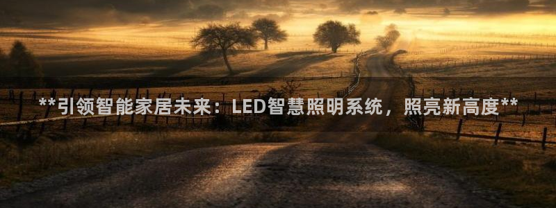**引领智能家居未来：LED智慧照明系统，照亮新高度**