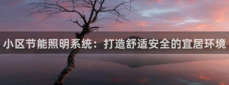 小区节能照明系统：打造舒适安全的宜居环境