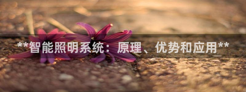 **智能照明系统：原理、优势和应用**