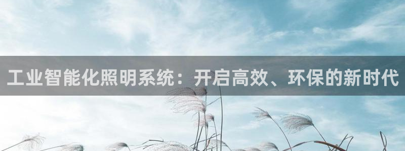 工业智能化照明系统：开启高效、环保的新时代
