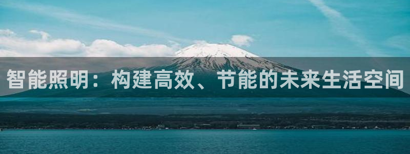 智能照明：构建高效、节能的未来生活空间