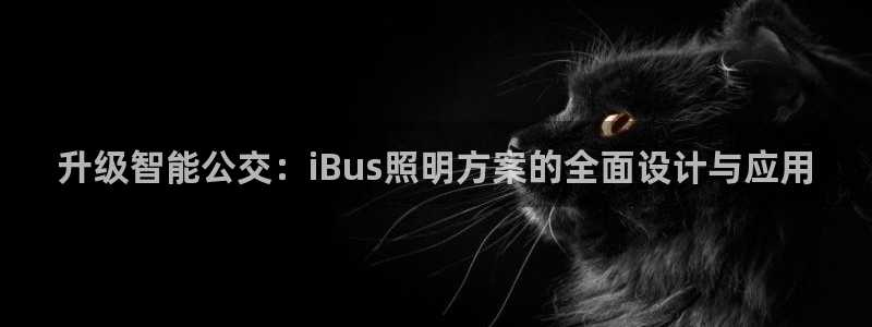 升级智能公交：iBus照明方案的全面设计与应用
