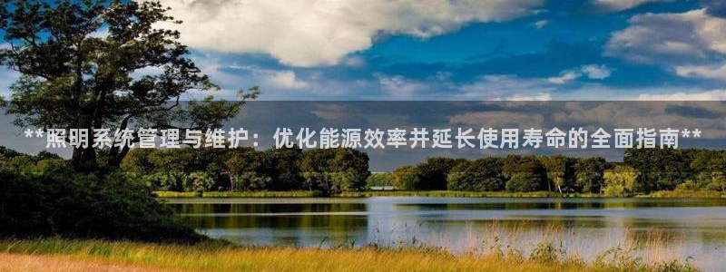 **照明系统管理与维护：优化能源效率并延长使用寿命的全面指南**